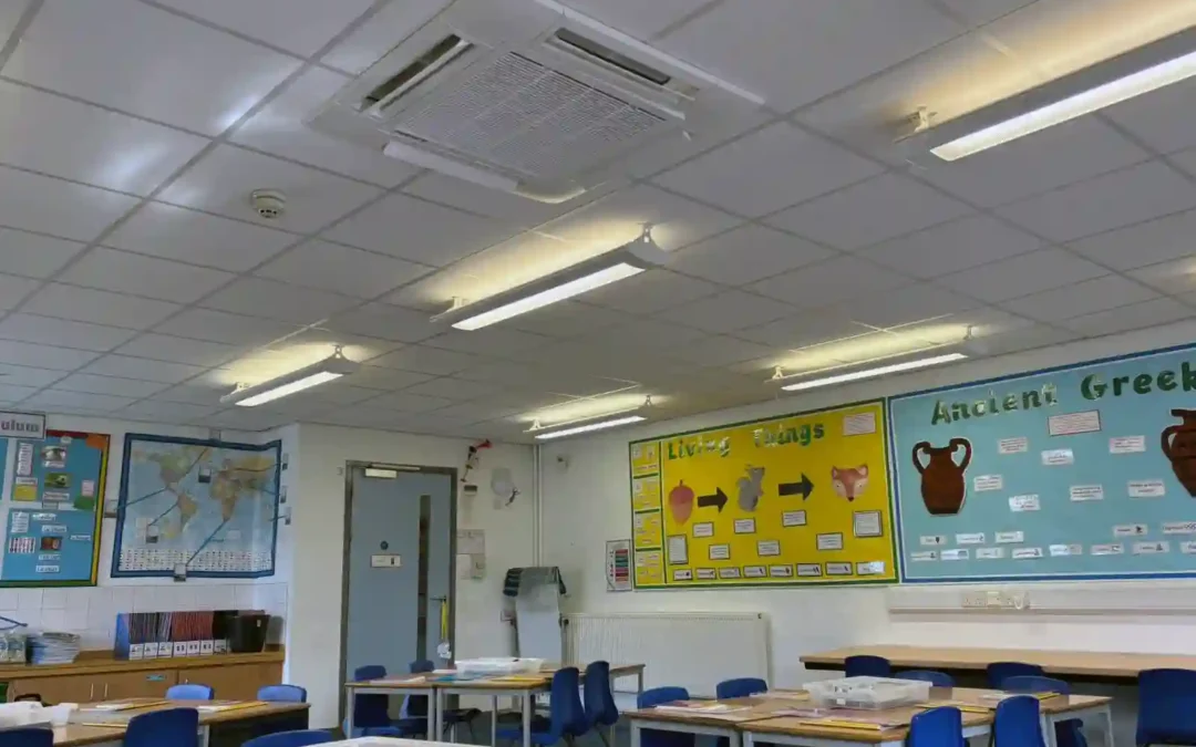 Air Con Installation in Lancing School